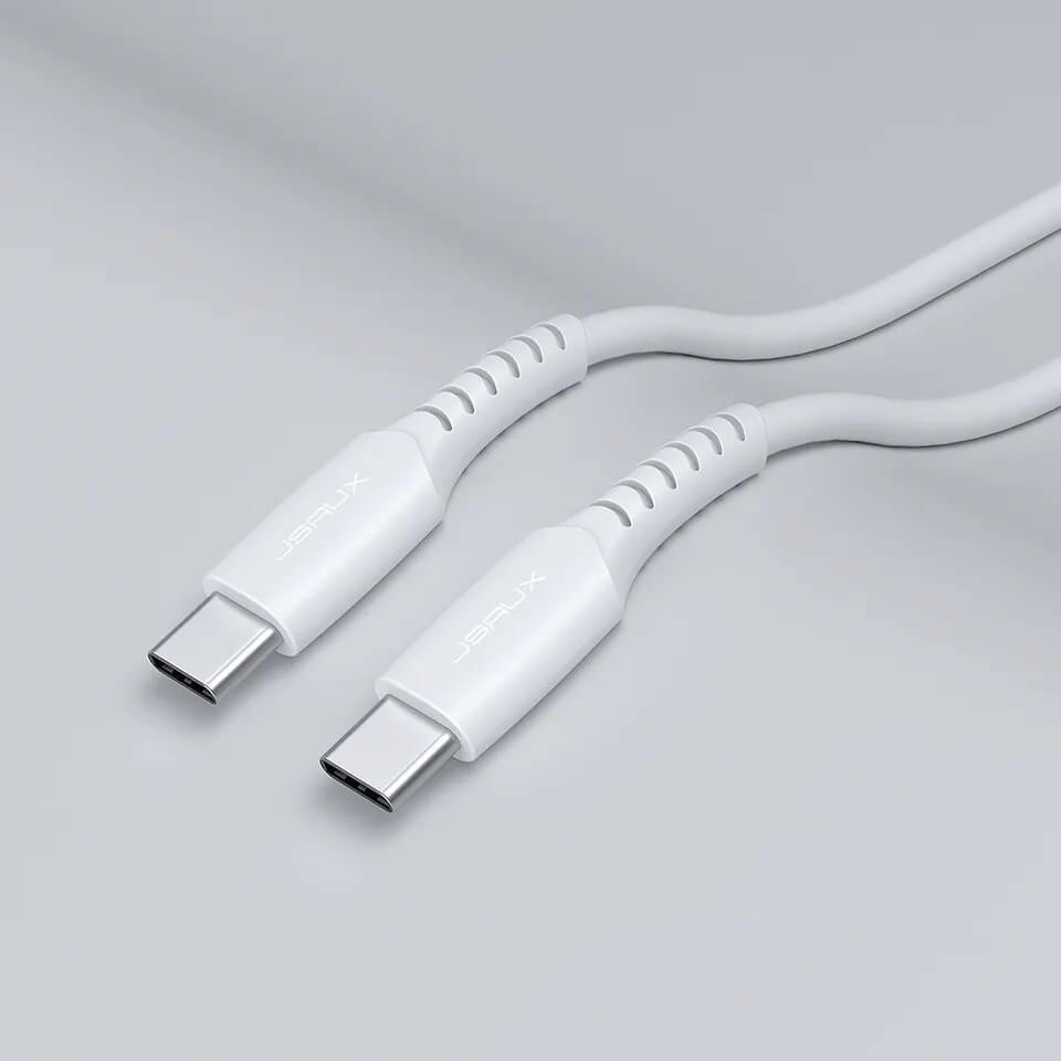 Ekogreen Keyouest Cordon USB type C vers C 3m blanc - prix pas