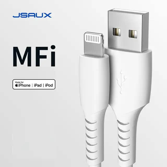 Jsaux (CL0037) MFi USB-C to LIGHTNING Cable 1.2M black - Era Tablet