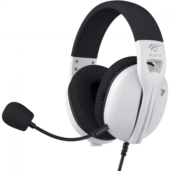 Havit FUXI-H5D HEADSET GAMER  3.5MM, 50MM DRIVERS, WHITE