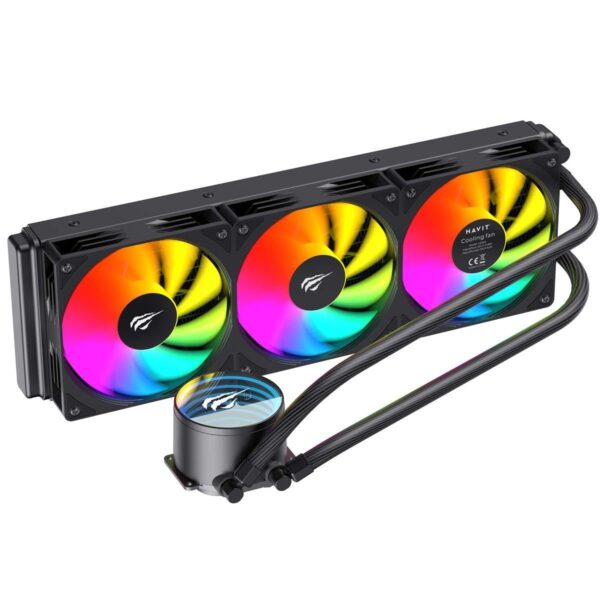 Havit F2002 Gamenote 360mm Processor Liquid- AM5 and Intel LGA1700 Compatible- White