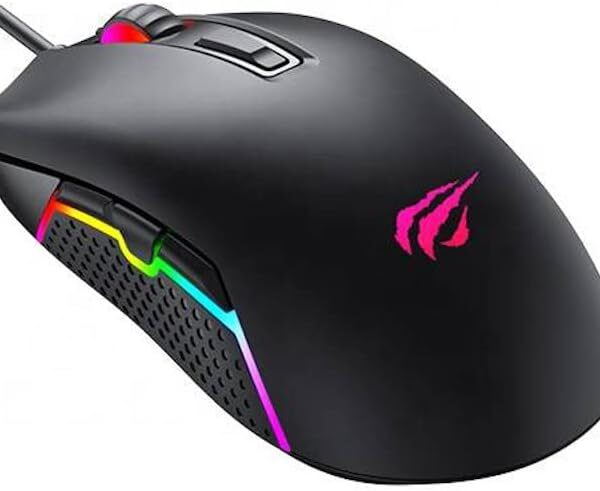 Havit MS1010 Ergonomico Gamer Backlit Wired Rgb Gaming Mouse For Laptop DPI black