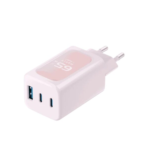 HAVIT Uc 260 W – Smart Gan – Fast Charge Pink